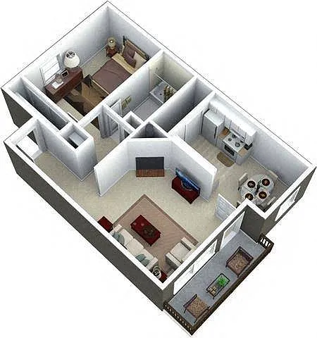 Floor plan The Steele Renovated