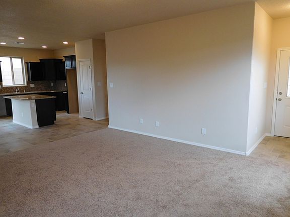 Living room open to kitchen