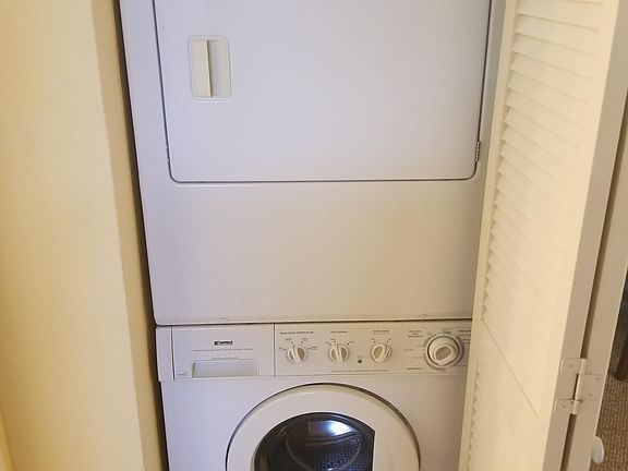 full size washer & dryer in unit