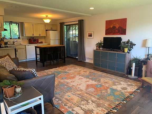 Open concept living room and kitchen