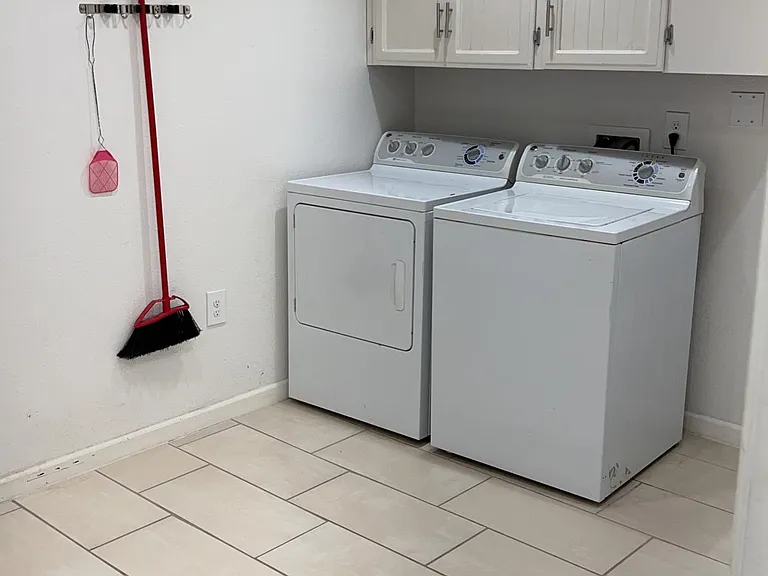 Very large laundry room.