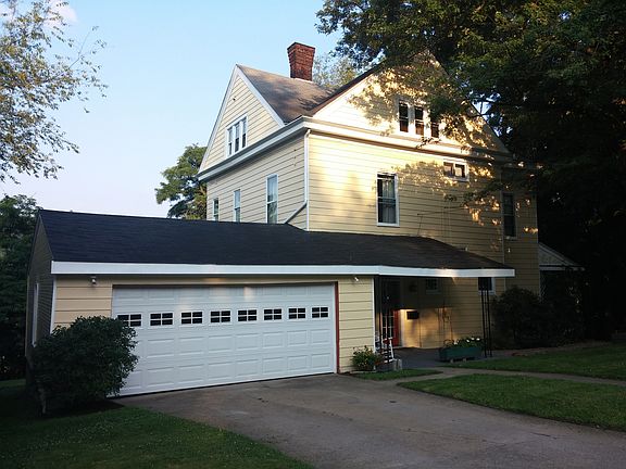 Rare attached two-car garage