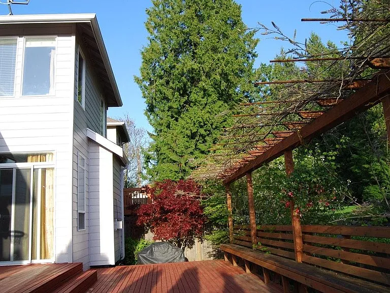 Large deck for summer fun