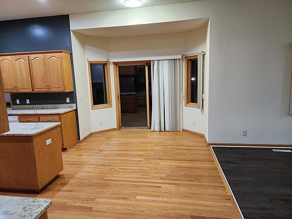 Breakfast nook leading to deck
