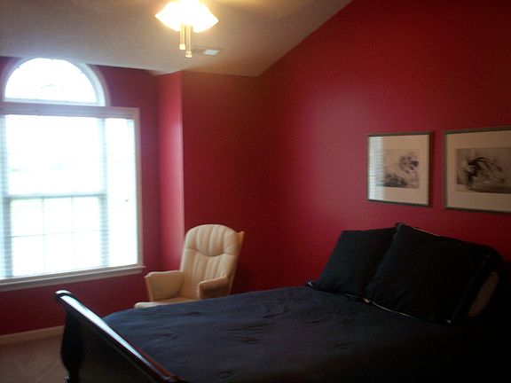 HUGE master suite with oversized, corner garden tub and walk in closet. 