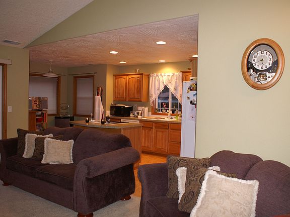 Living room and Kitchen