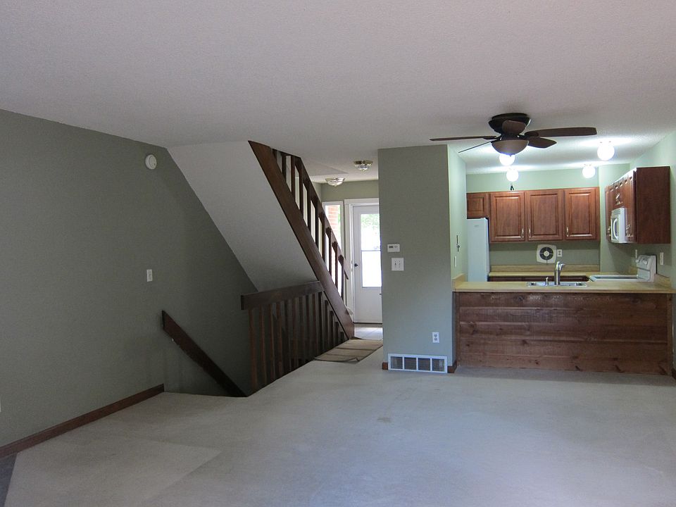 Living room and kitchen