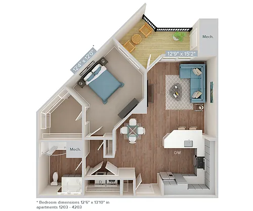 Floor plan Furnished-f-A20