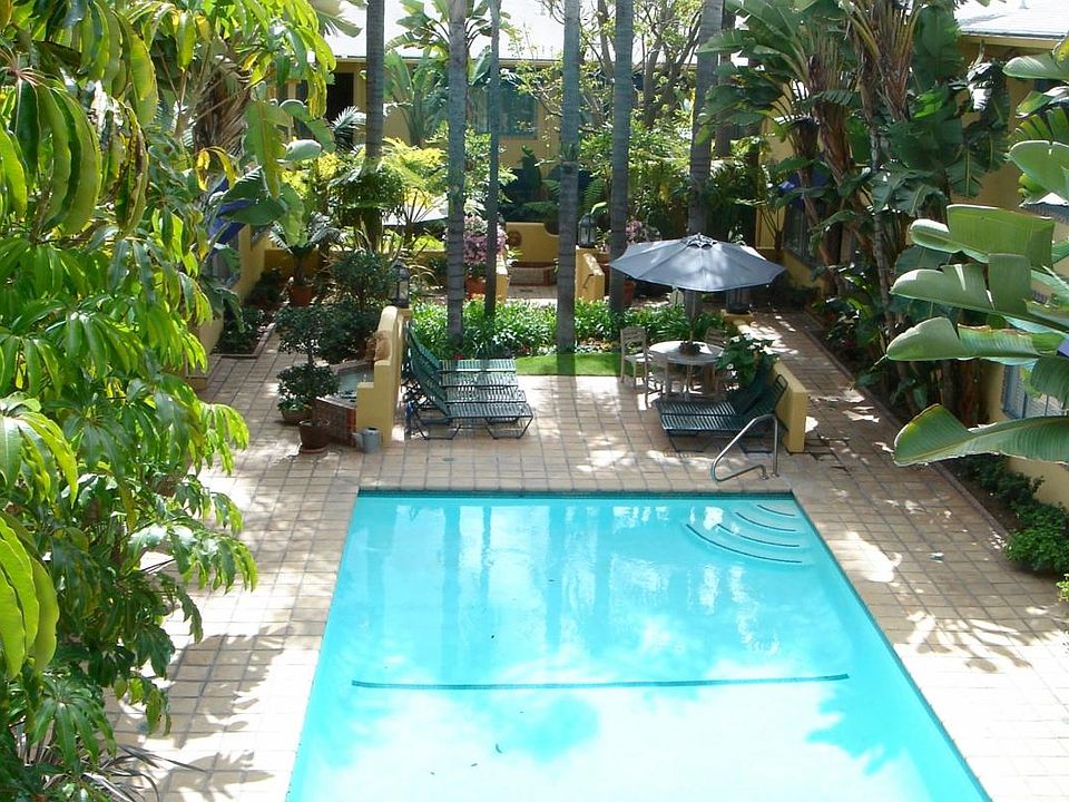View of courtyard from unit