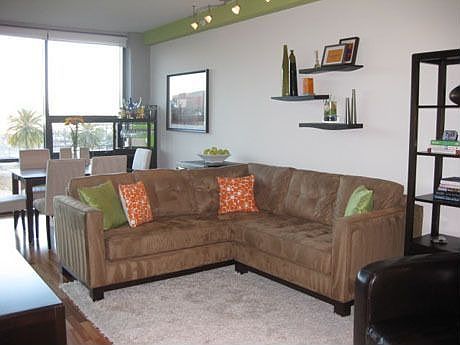 Large, bright living space