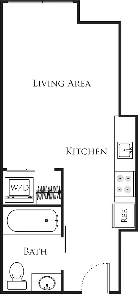 Floor plan Micro Studio - A8
