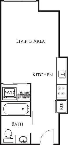 Floor plan Micro Studio - A8