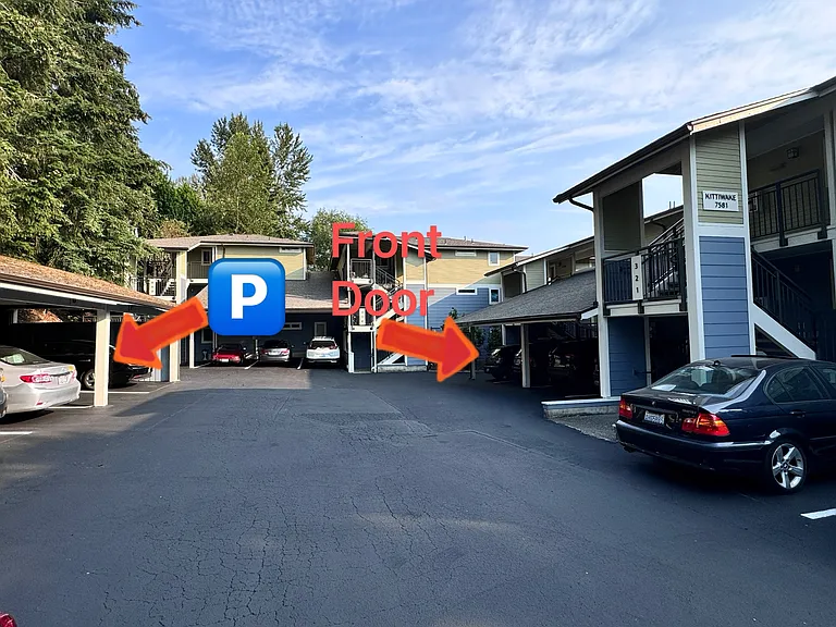 Parking and Front entrance