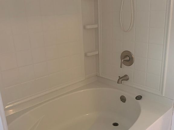 New tub and shower