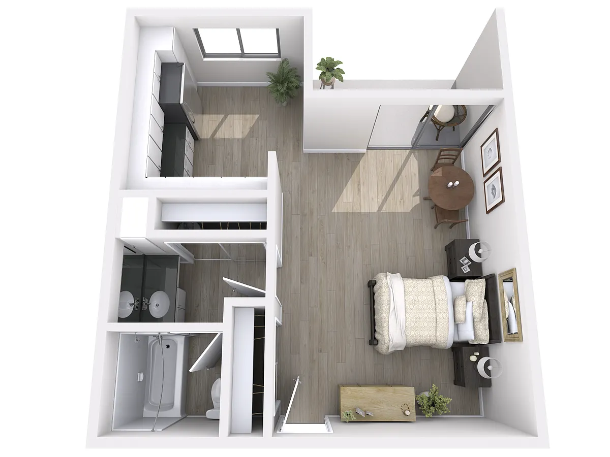 Floor plan Studio - Small
