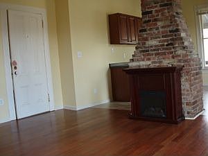 Inside one of the units