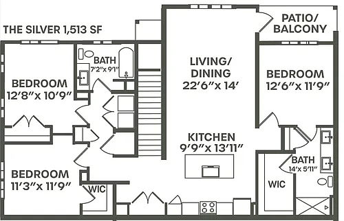 Floor plan The Silver