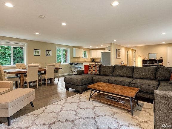 Plenty of space for a huge sectional in the living room.  