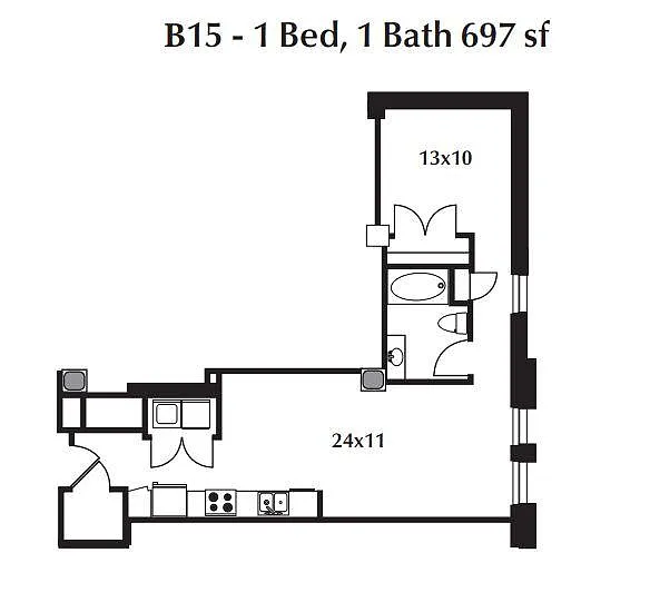 Floor plan B15