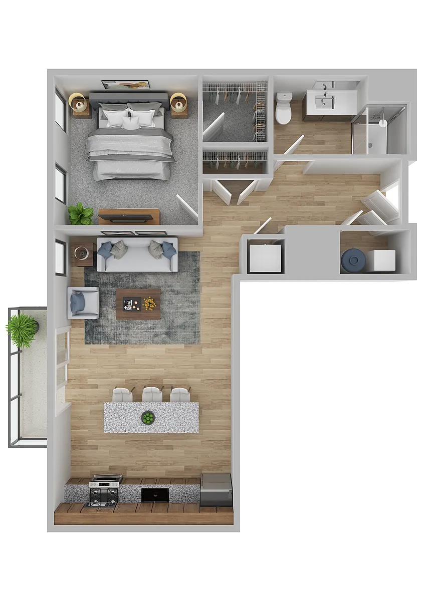 Floor plan 730