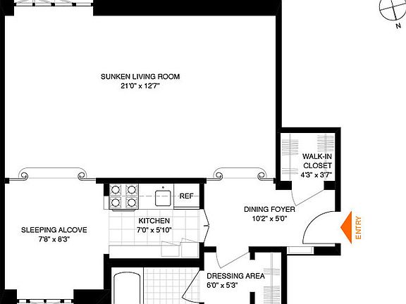 5th image of 165 W 20th St APT 6C