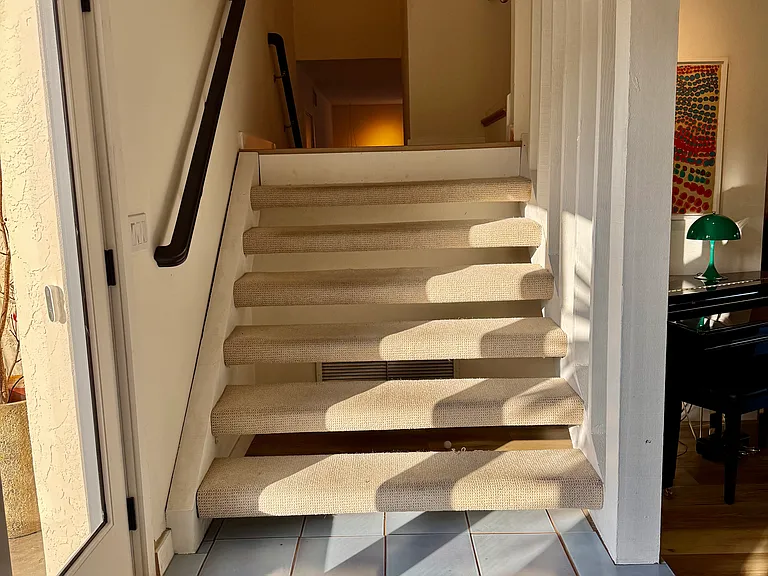 Stairs to second floor