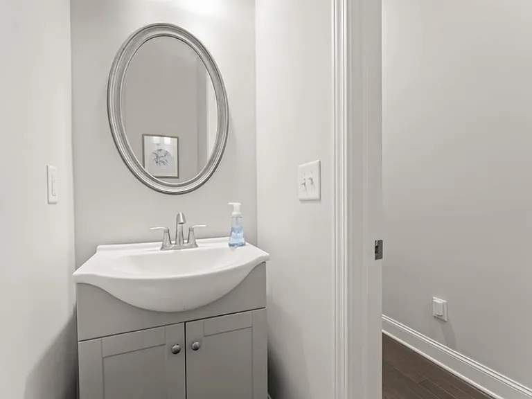 Half bath on main level