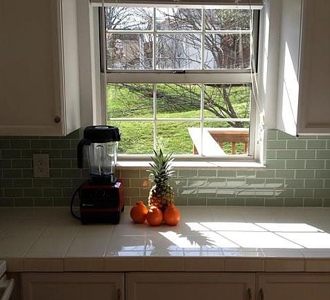 Wonderful view out your kitchen window.