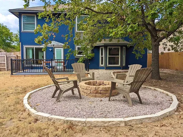 Fire pit.