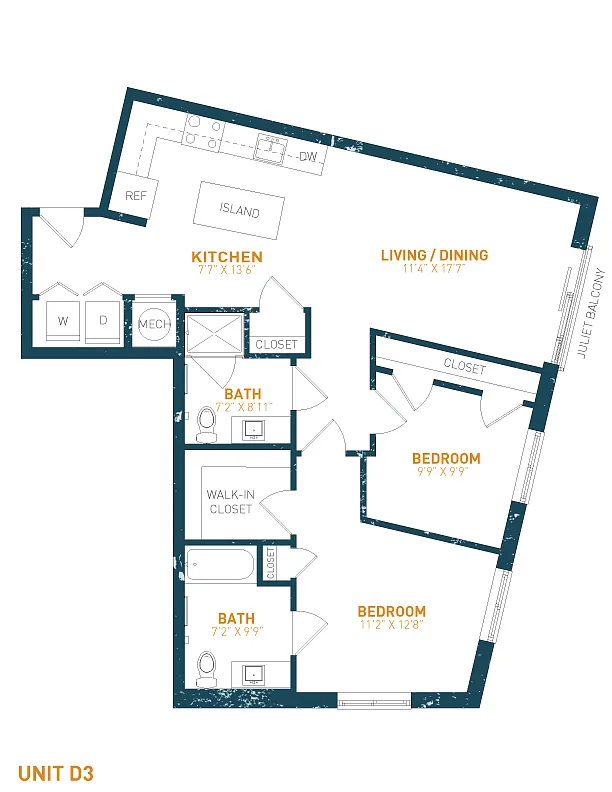 Floor plan D3