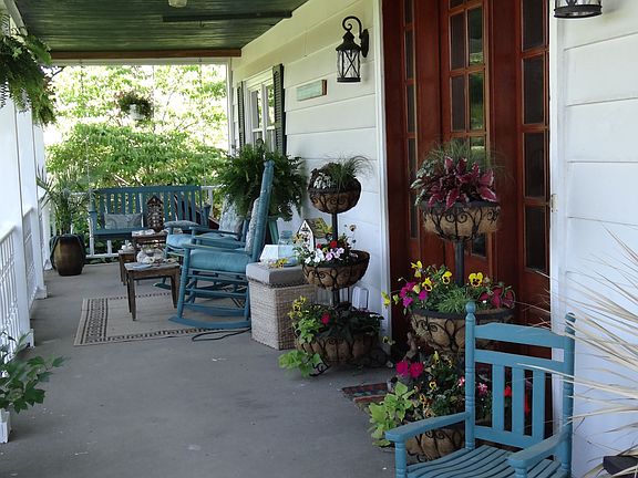Inviting front porch
