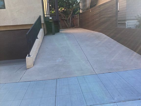 Parking on side of home