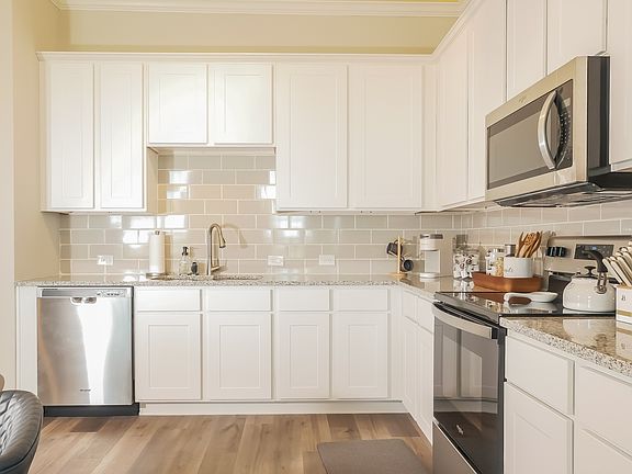 Open concept kitchen and dining