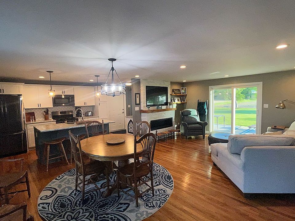 Spacious open concept