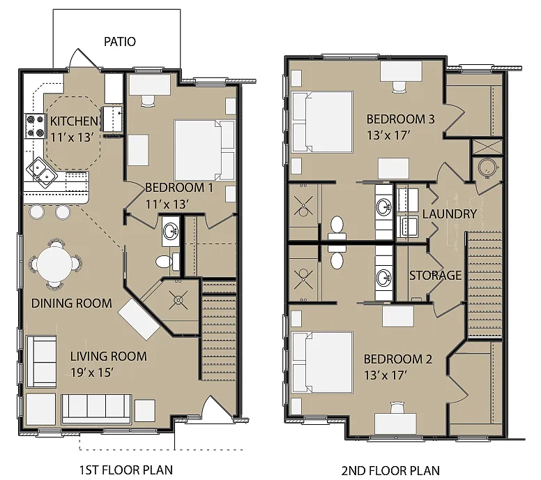 Floor plan 1 Bed 1 Bath