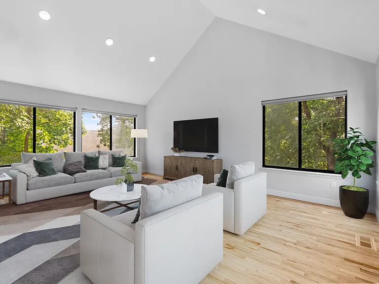Virtually Staged Living Room