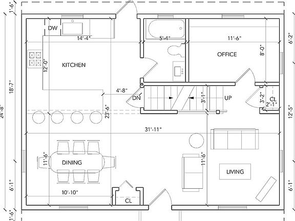 1ST LEVEL FLOOR PLAN