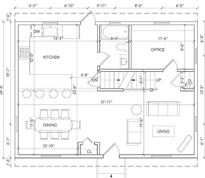1ST LEVEL FLOOR PLAN