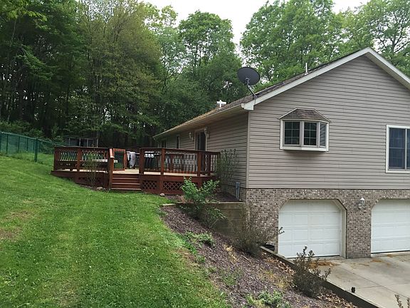 Deck and Garage