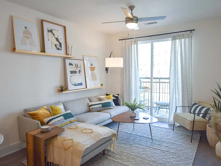 Bright and airy living room