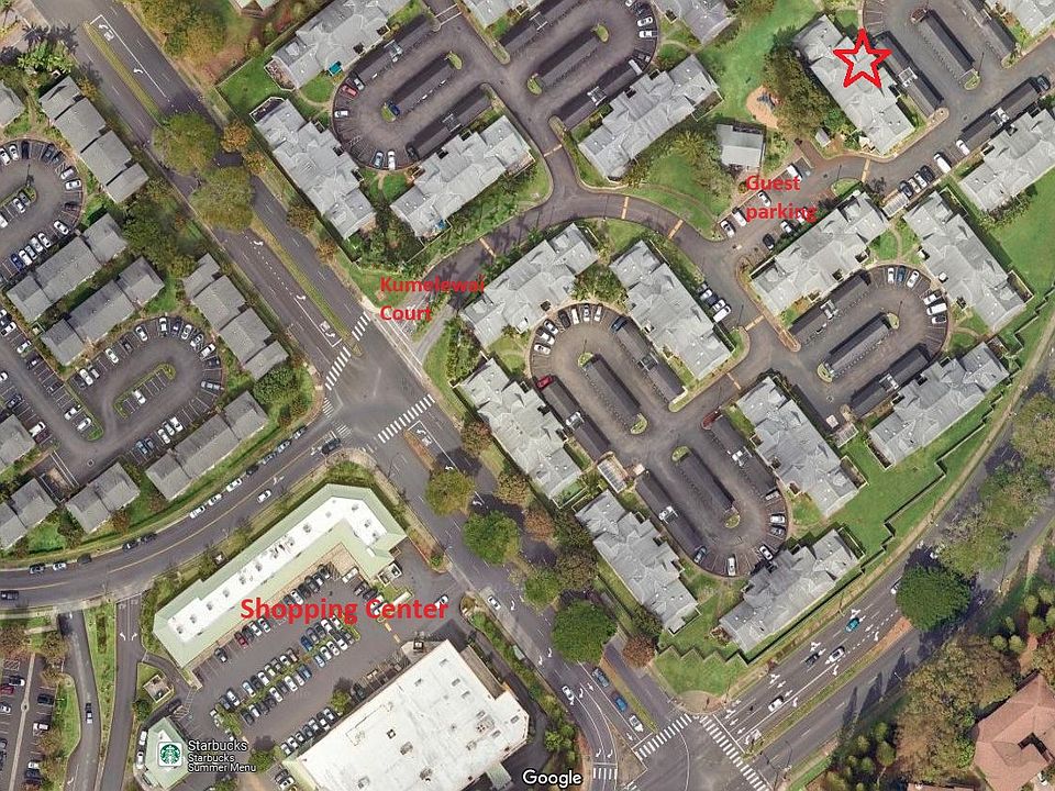 Guest parking by pavillion