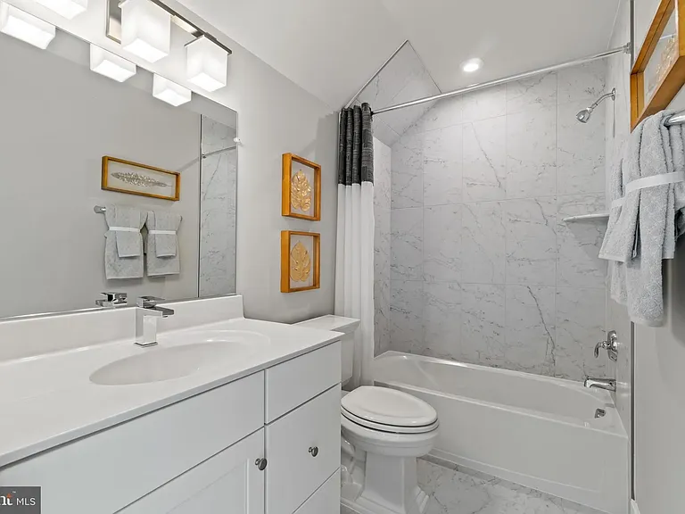 Hallway bath (upper level).