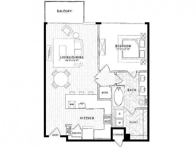 Floor plan A7A