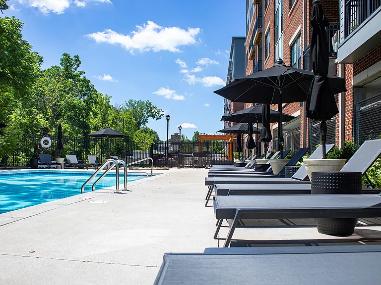 Pool and Lounge Chairs | Cincinnati OH Apartments For Rent | The residences at MQ