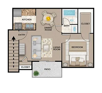 Floor plan 1X1