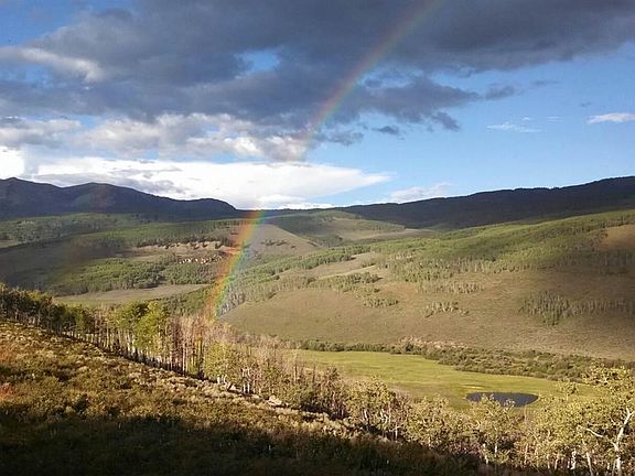 Summer in Colorado.  View of the common ground for owner/guest private hunting and fishing.