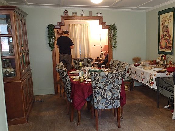 Large kitchen/dining area