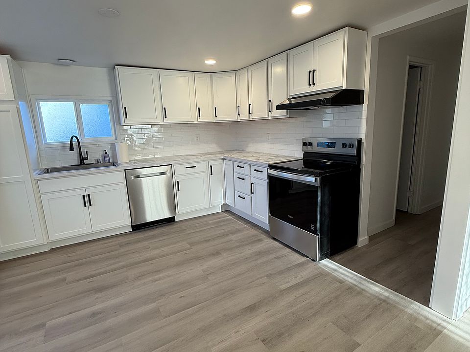 open concept kitchen and living room