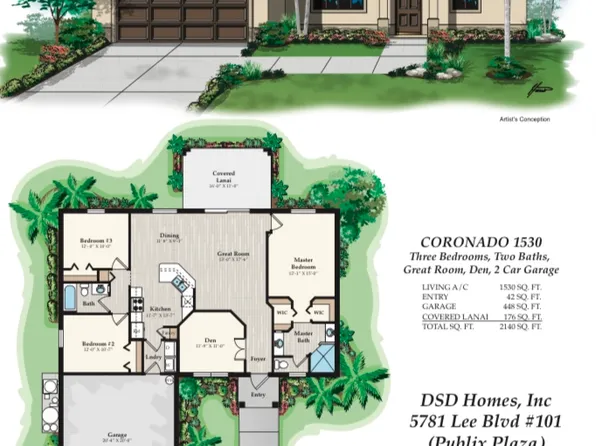 Coronado 1530 Plan, Lehigh Acres