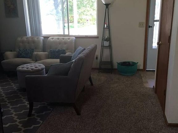 entry and living room